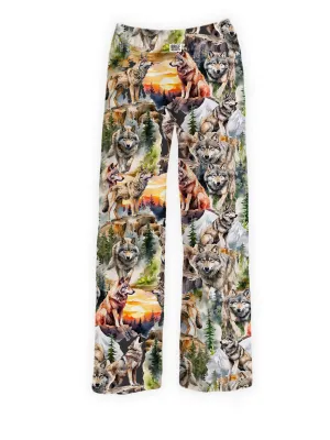 All Over Wolf Lounge Pants