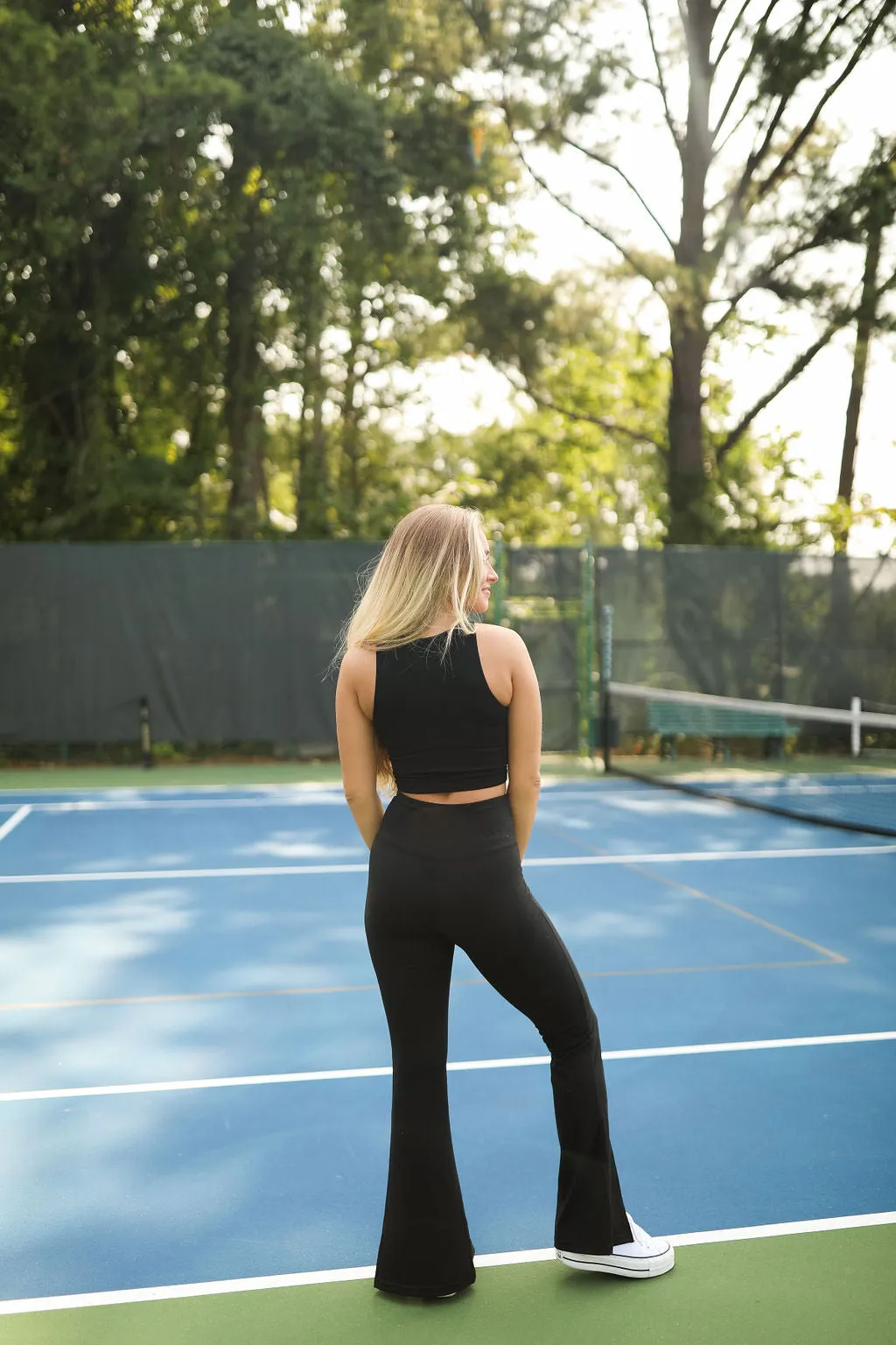 Asher Seamless Tank - Black