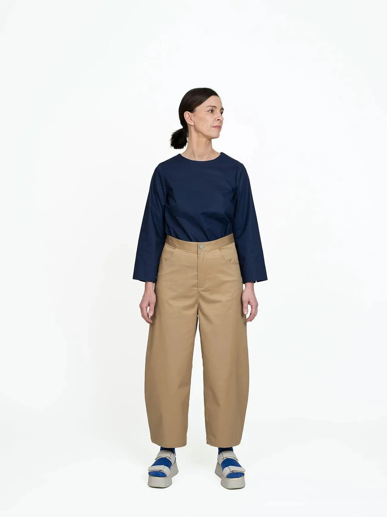 Barrel Leg Trousers Pattern - The Assembly Line