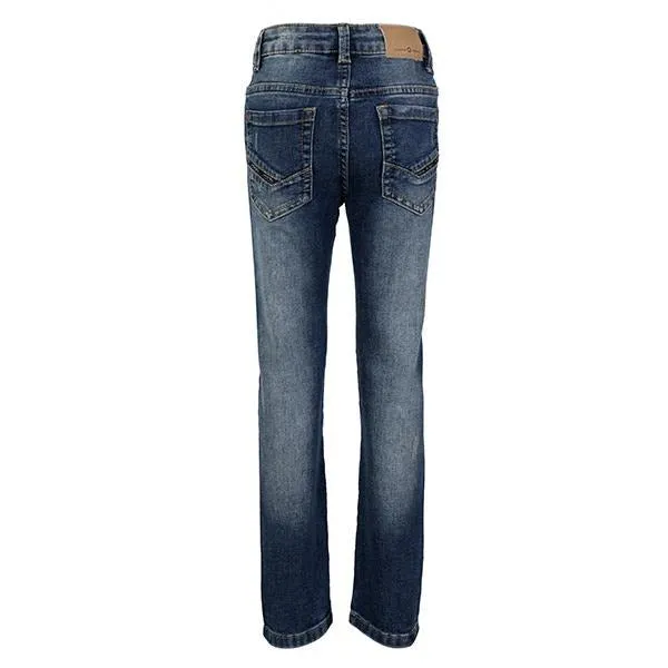 BOYS DENIM BLUE TROUSERS