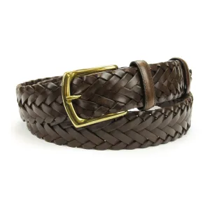 Classic Dark Brown Handweave Belt