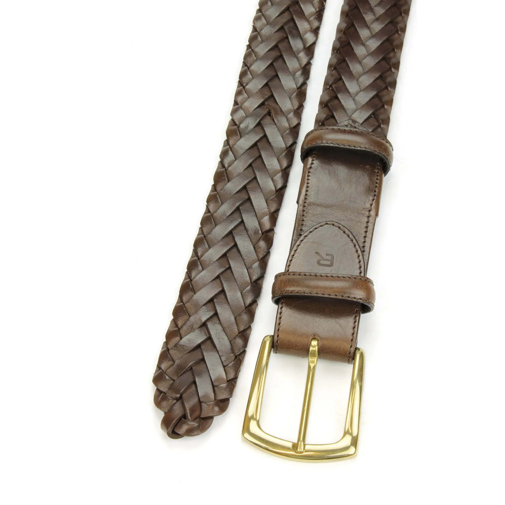 Classic Dark Brown Handweave Belt