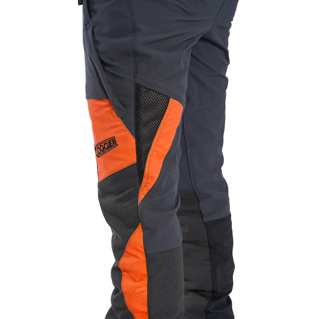 Clogger Zero Generation 2 Mens Chainsaw Trousers - Orange Flash