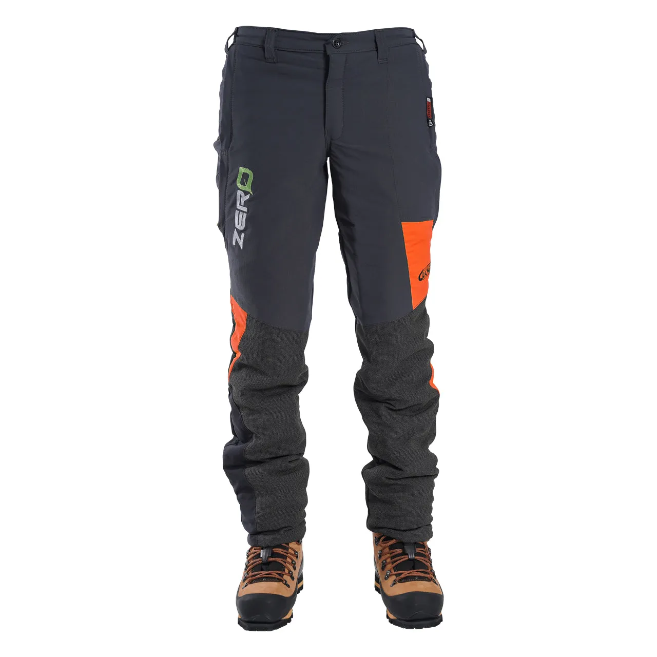 Clogger Zero Generation 2 Mens Chainsaw Trousers - Orange Flash