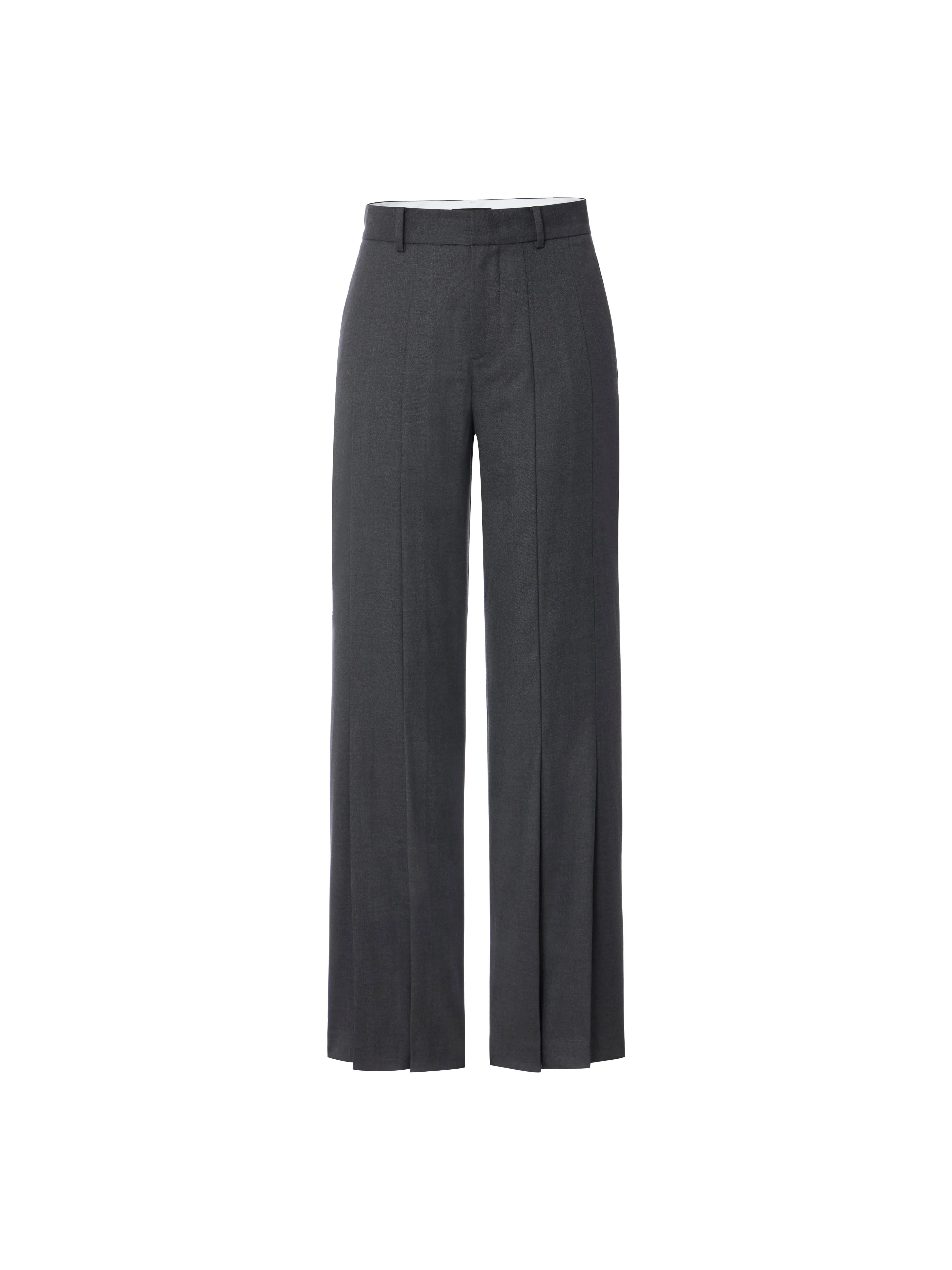 Creased Details Casual Trousers