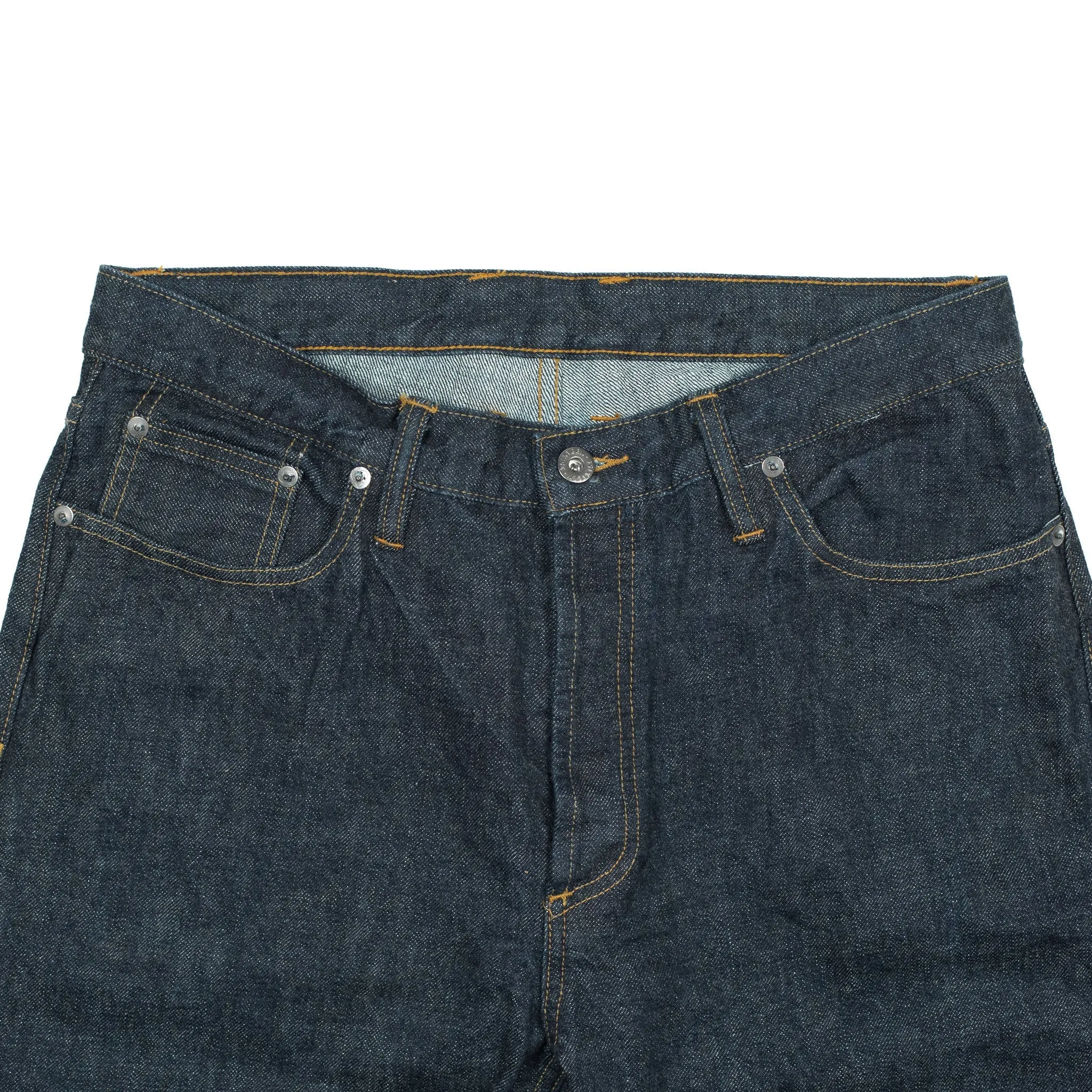 CT-100xk Classic tapered jeans in rinsed indigo Kibata denim (restock)