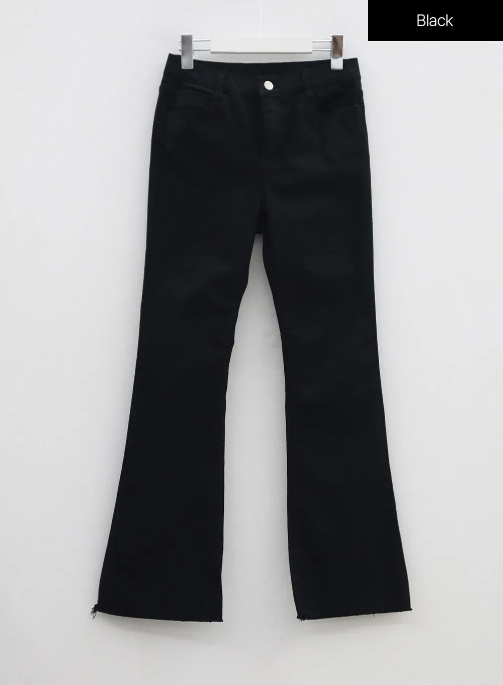 Cutting Hem Bootcut Pants BM304