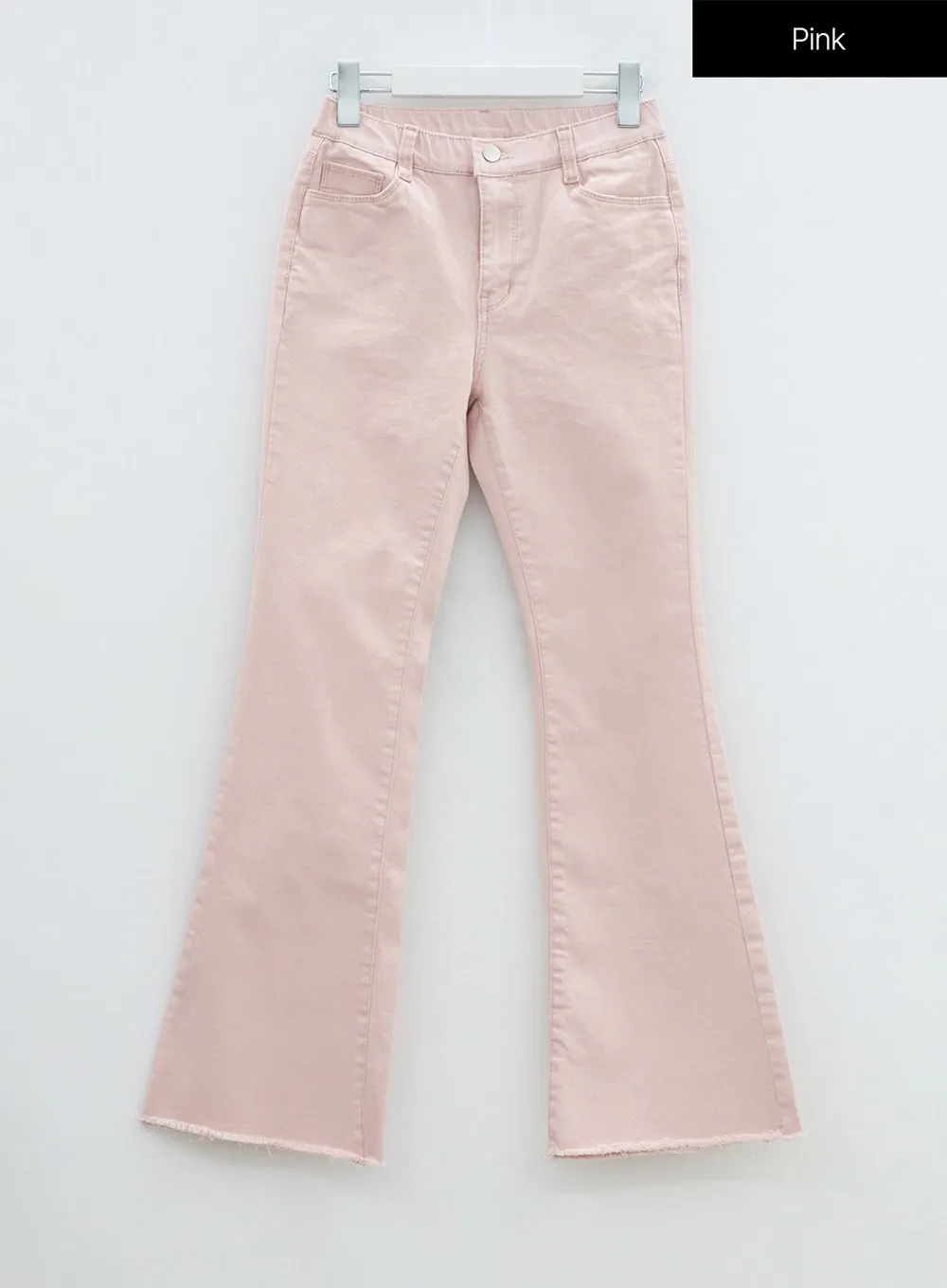 Cutting Hem Bootcut Pants BM304