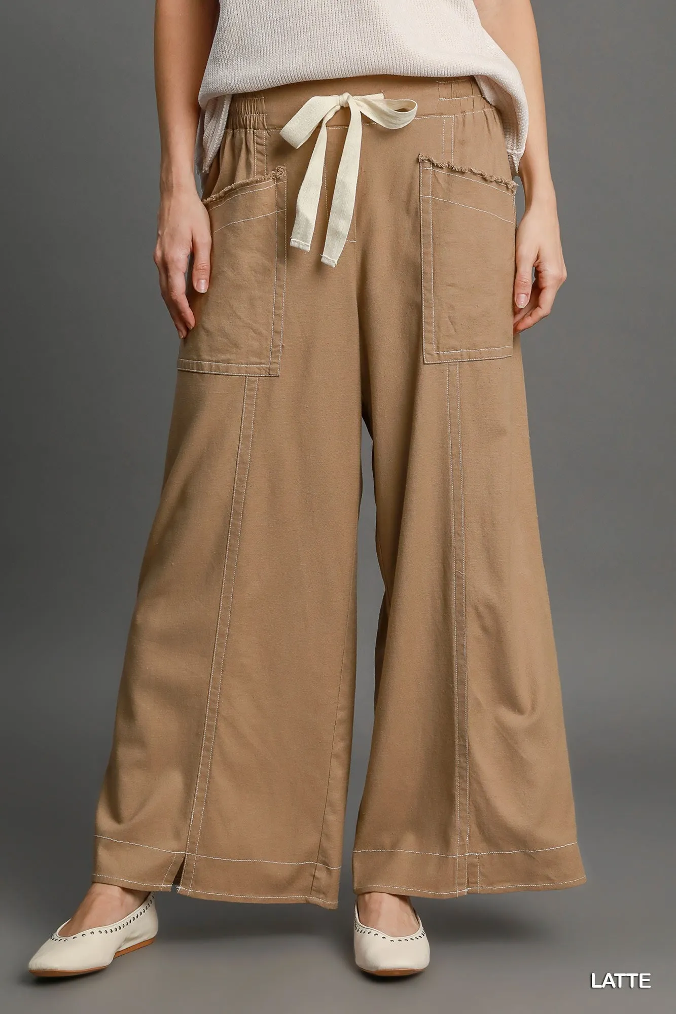 Day Trip Wide Leg Pull On Pants