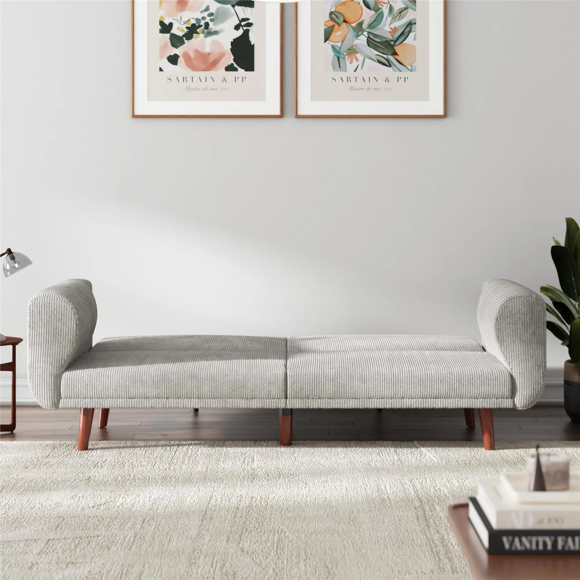 Daylen Mid-Century Futon Sofa Bed