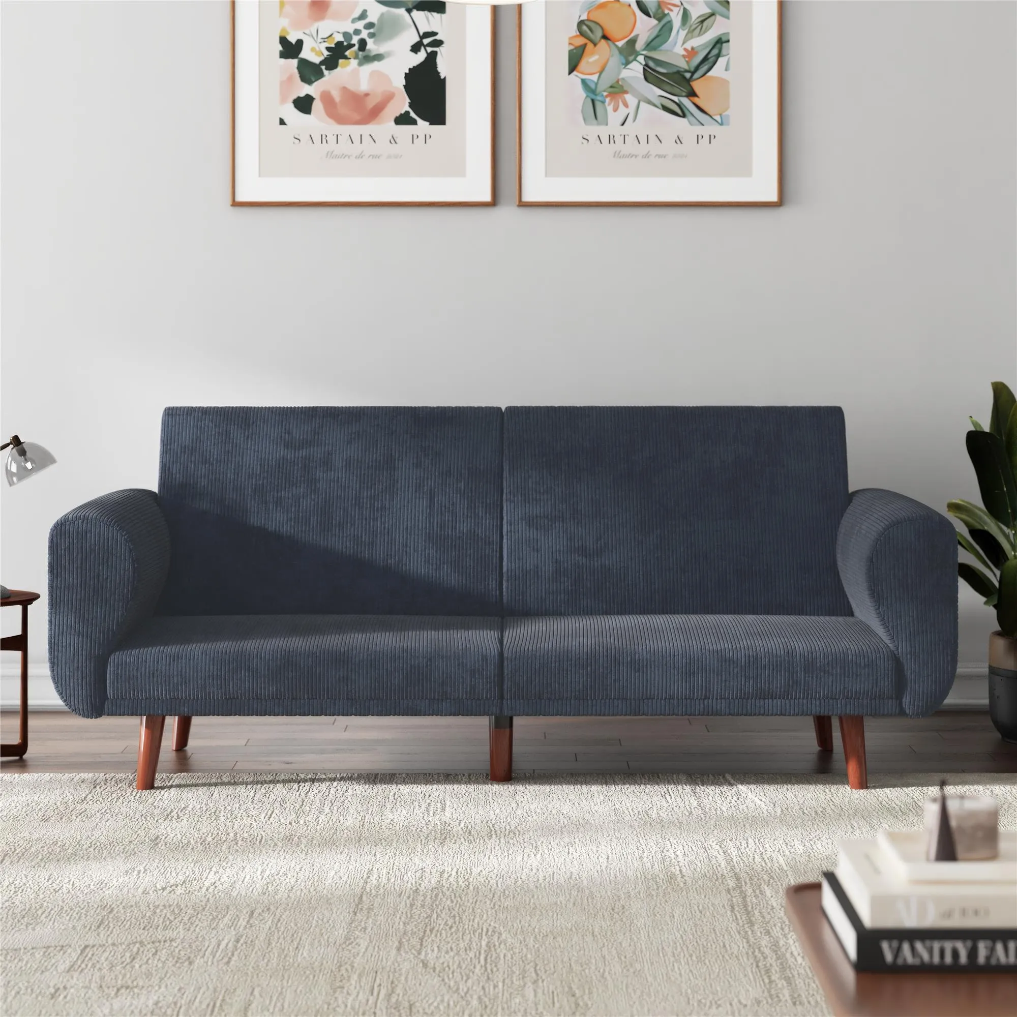 Daylen Mid-Century Futon Sofa Bed