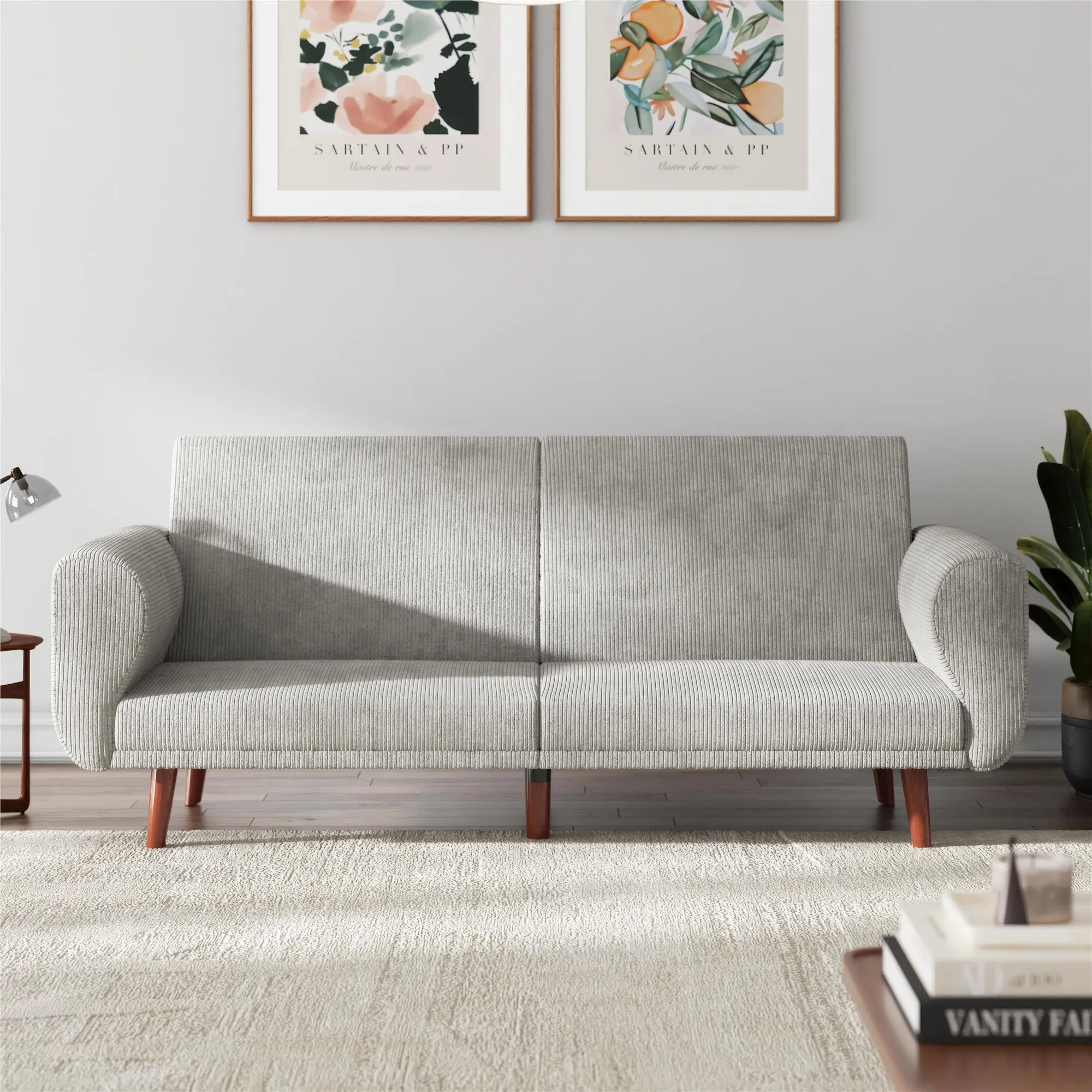 Daylen Mid-Century Futon Sofa Bed