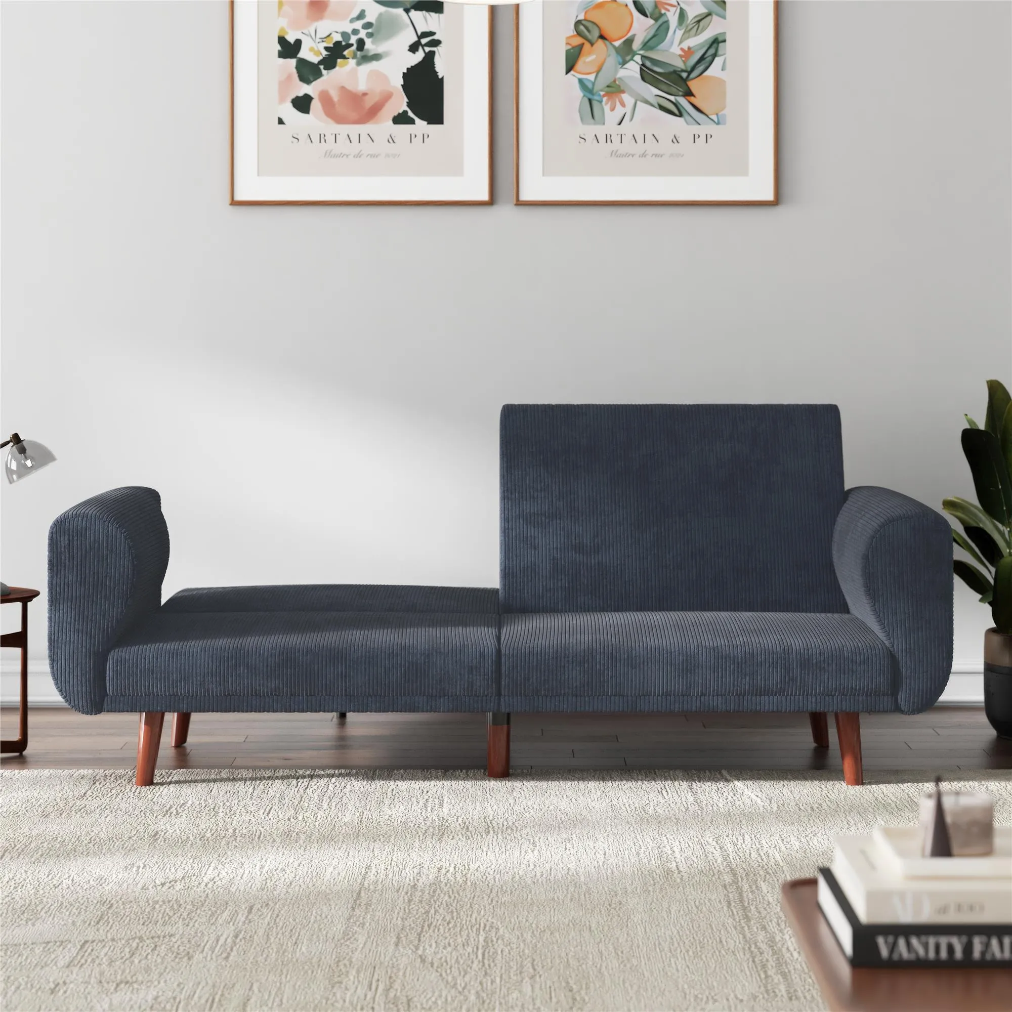 Daylen Mid-Century Futon Sofa Bed