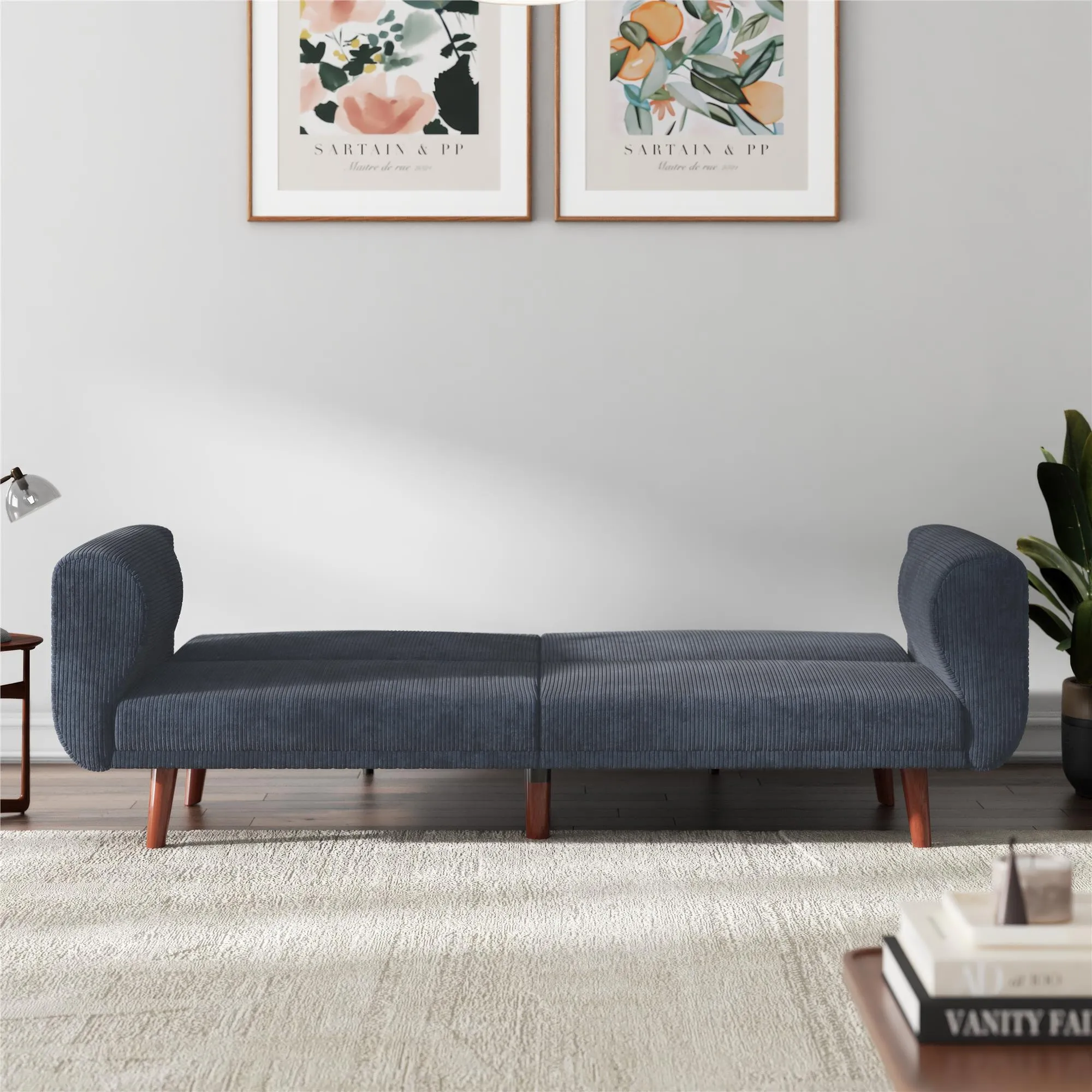 Daylen Mid-Century Futon Sofa Bed