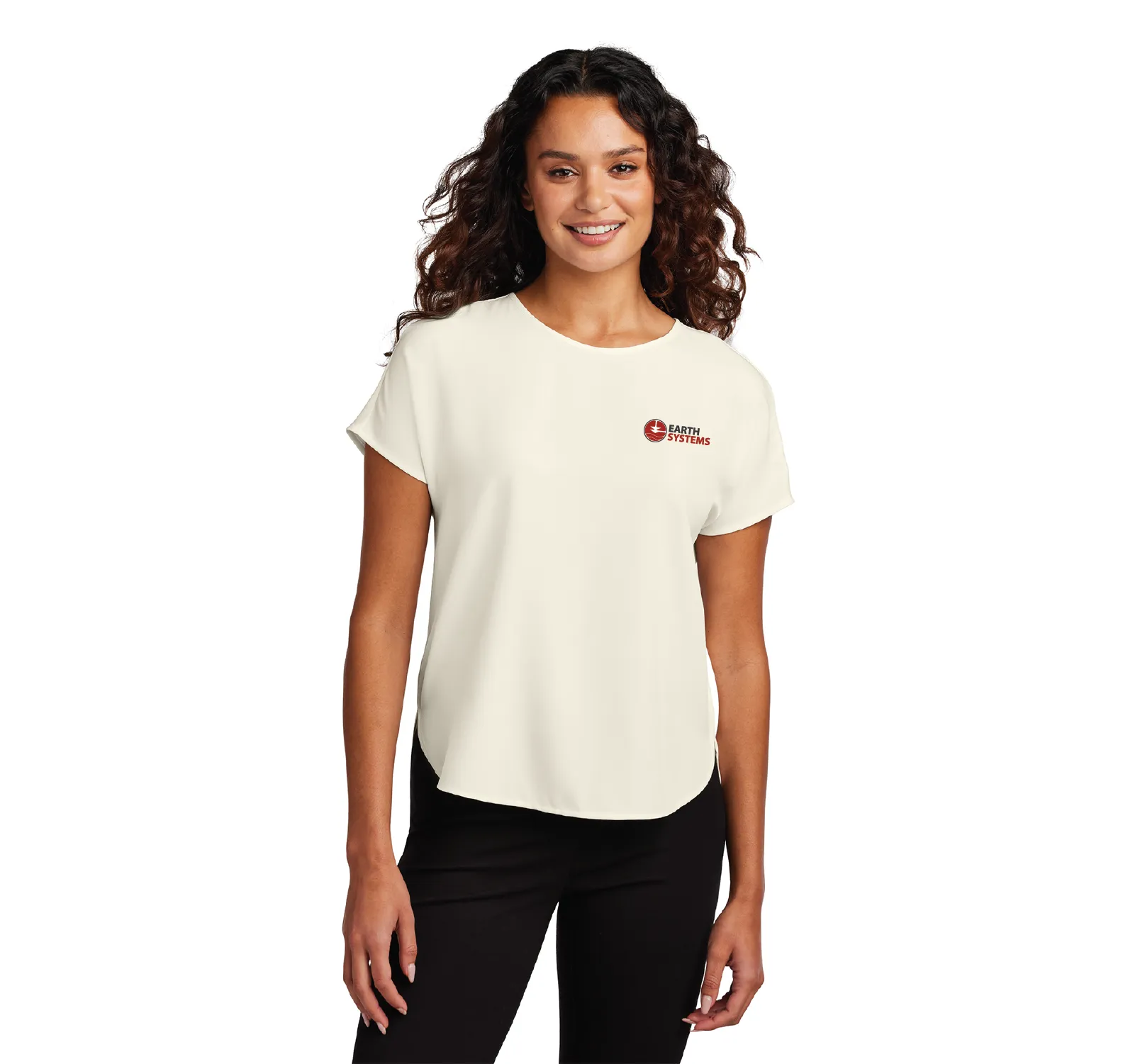 Earth Systems - Ladies Stretch Crepe Crew