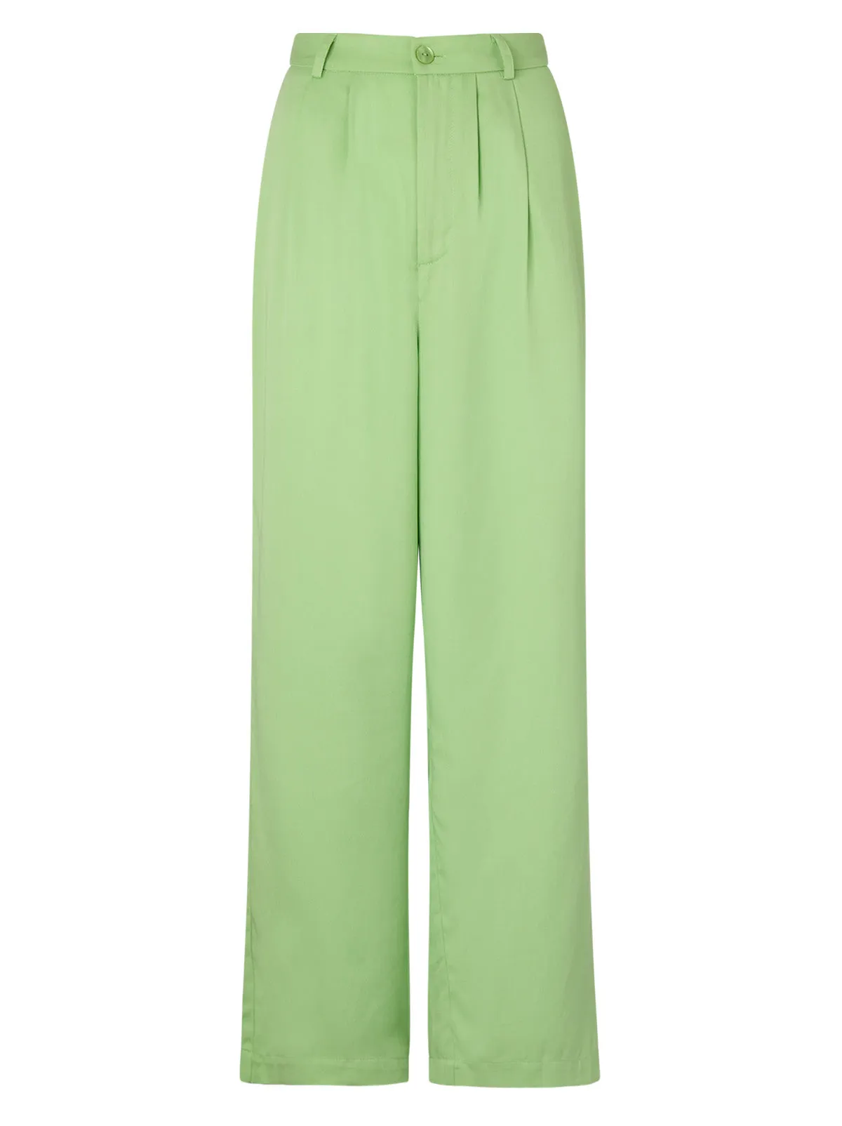 Edith Green Wide-Leg Trousers