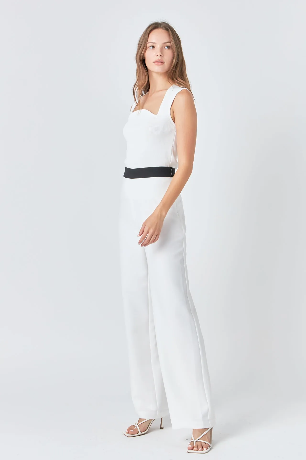 Endless Rose - Contrast band Relaxed Pants