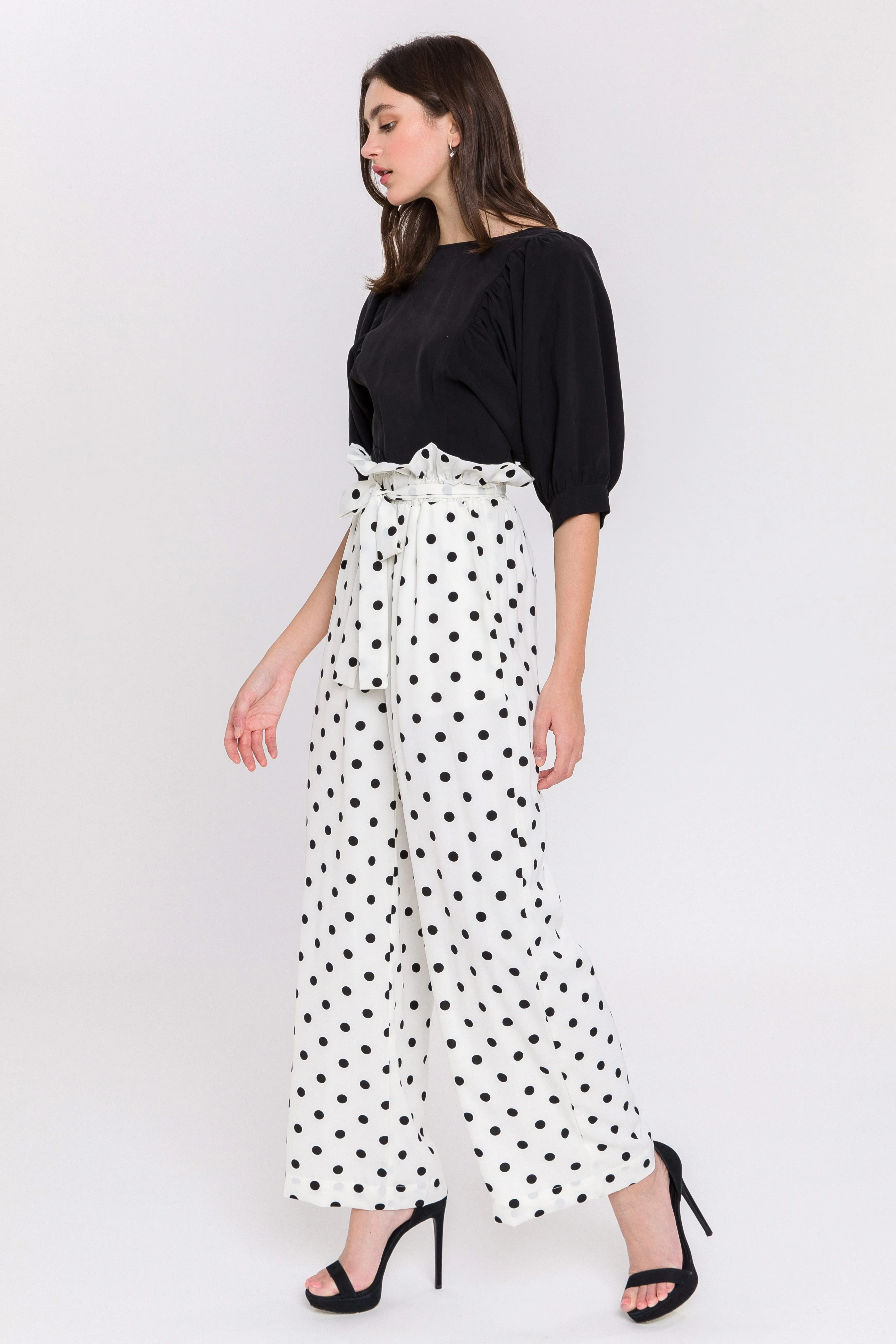 English Factory - Polka Dot Wide Pants