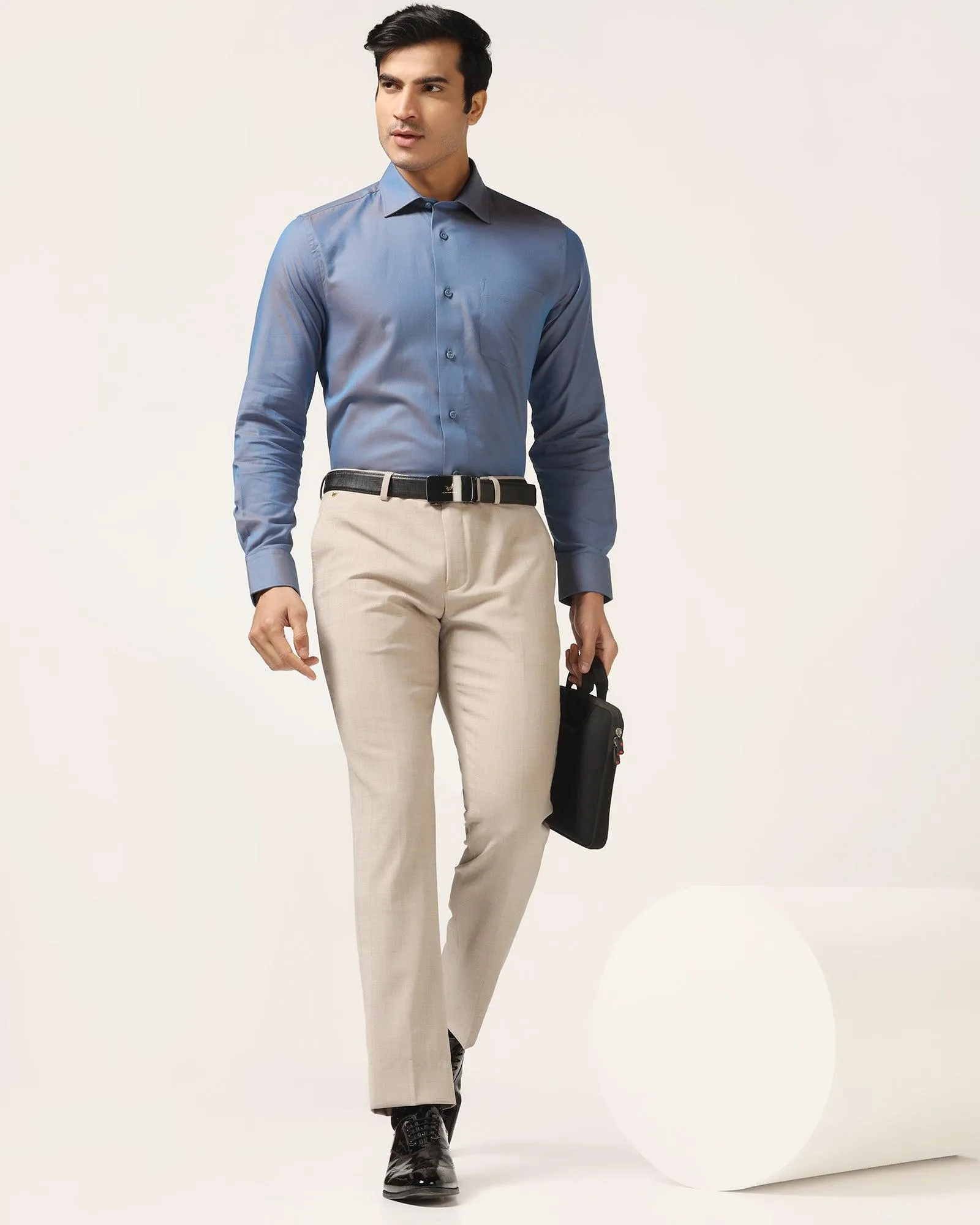 Formal Cobalt Textured Shirt - Brat