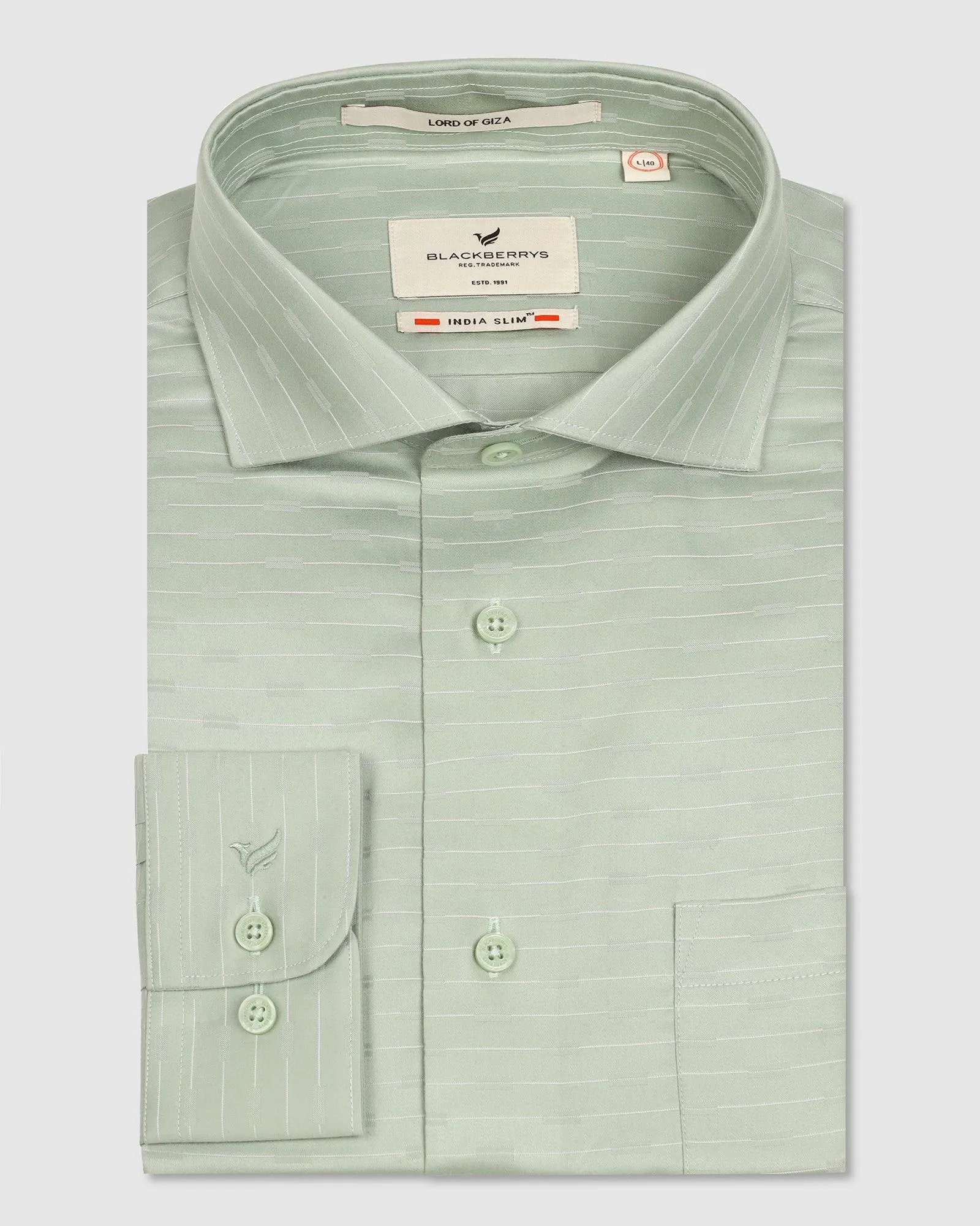 Formal Green Stripe Shirt - Dax