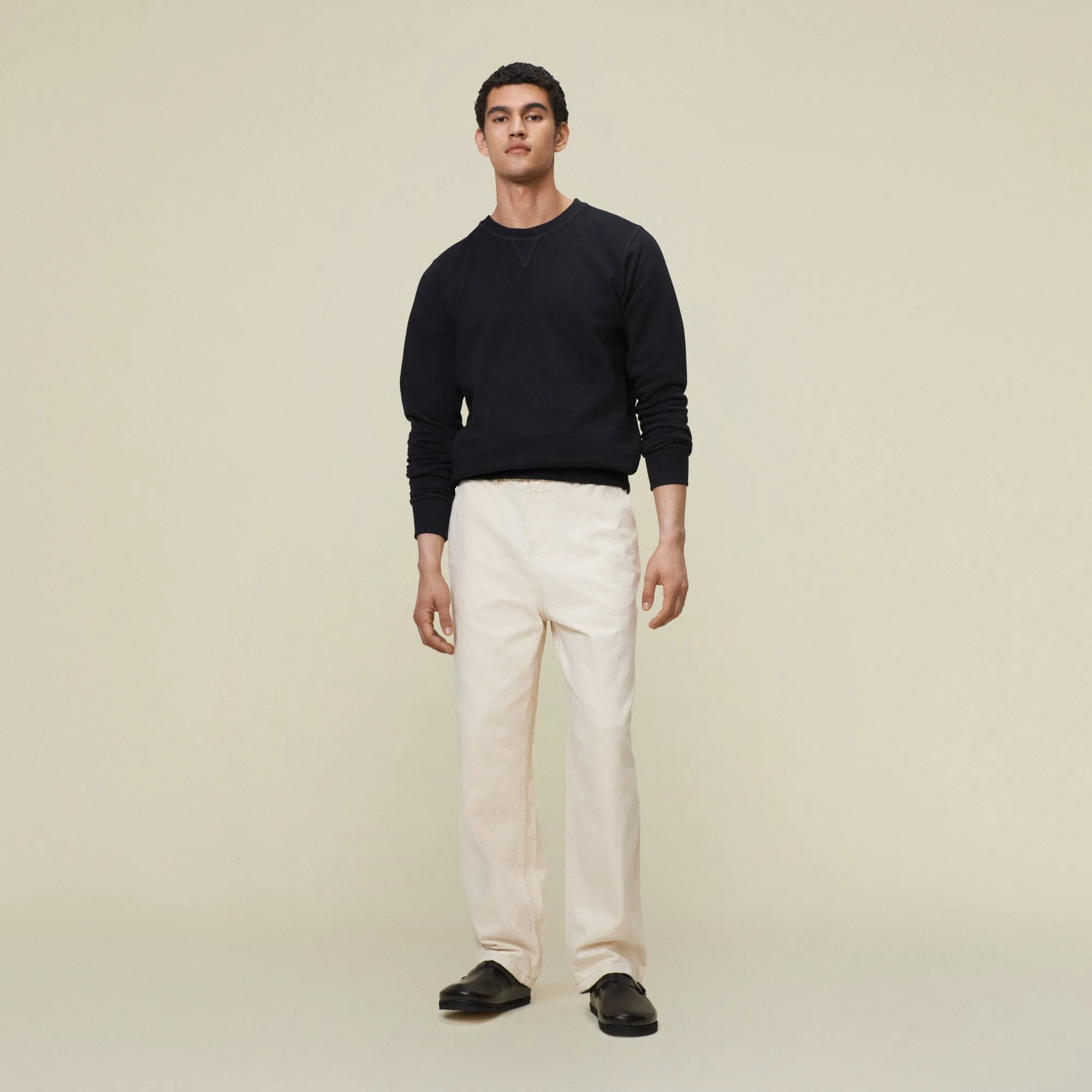 Ivy Pant Carpenter Ecru - Relaxed Fit