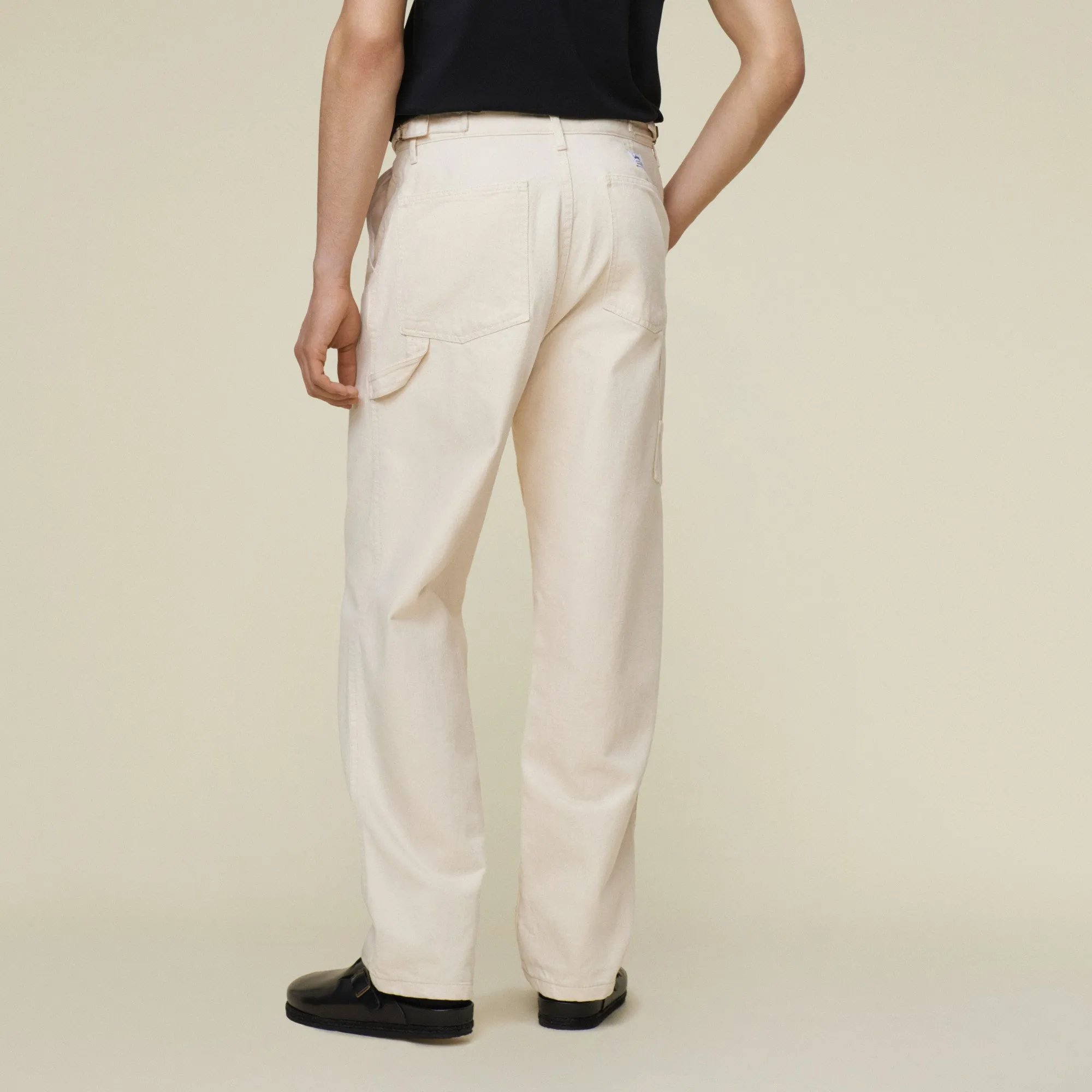 Ivy Pant Carpenter Ecru - Relaxed Fit