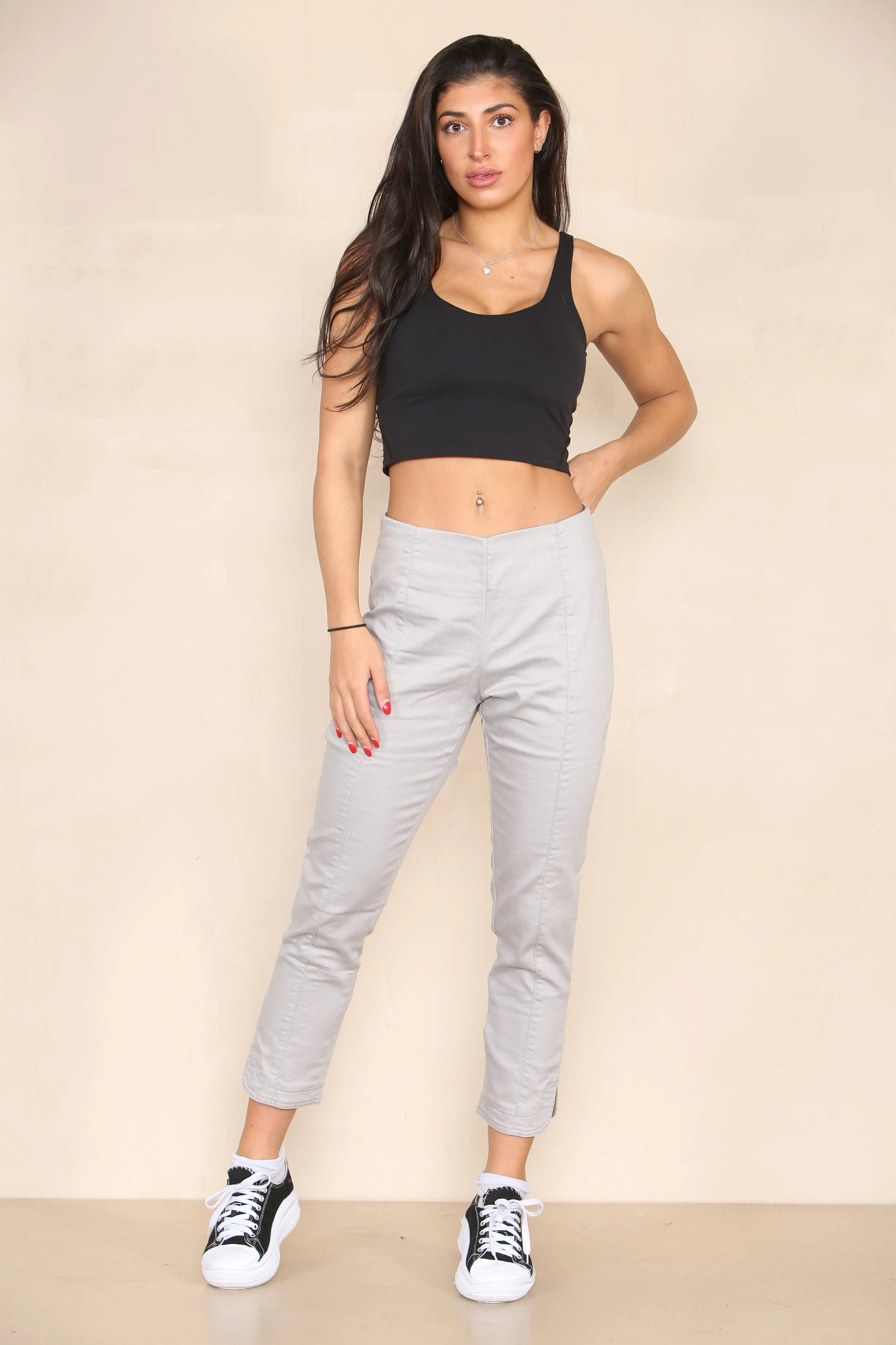 Ladies Cropped Trousers