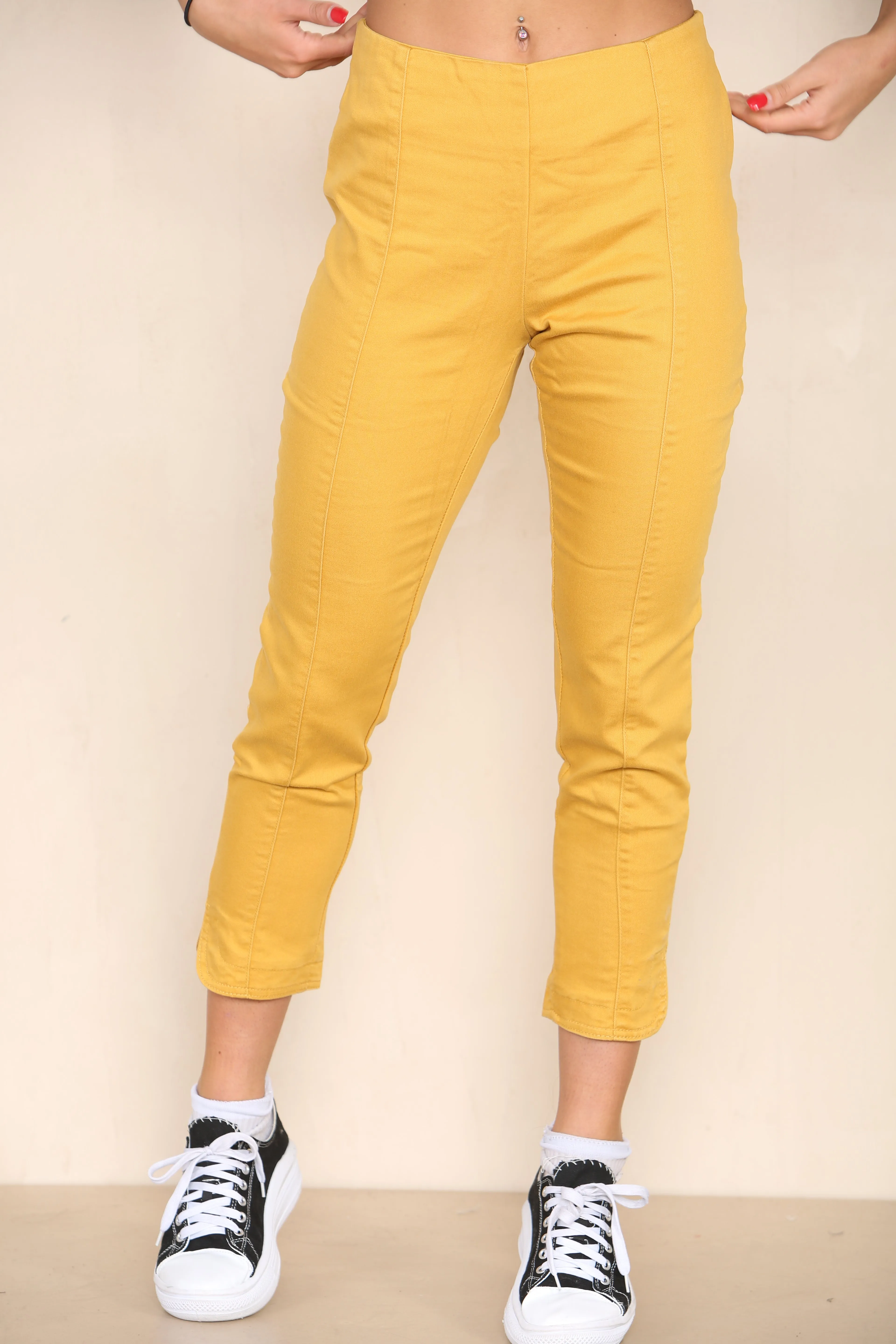 Ladies Cropped Trousers