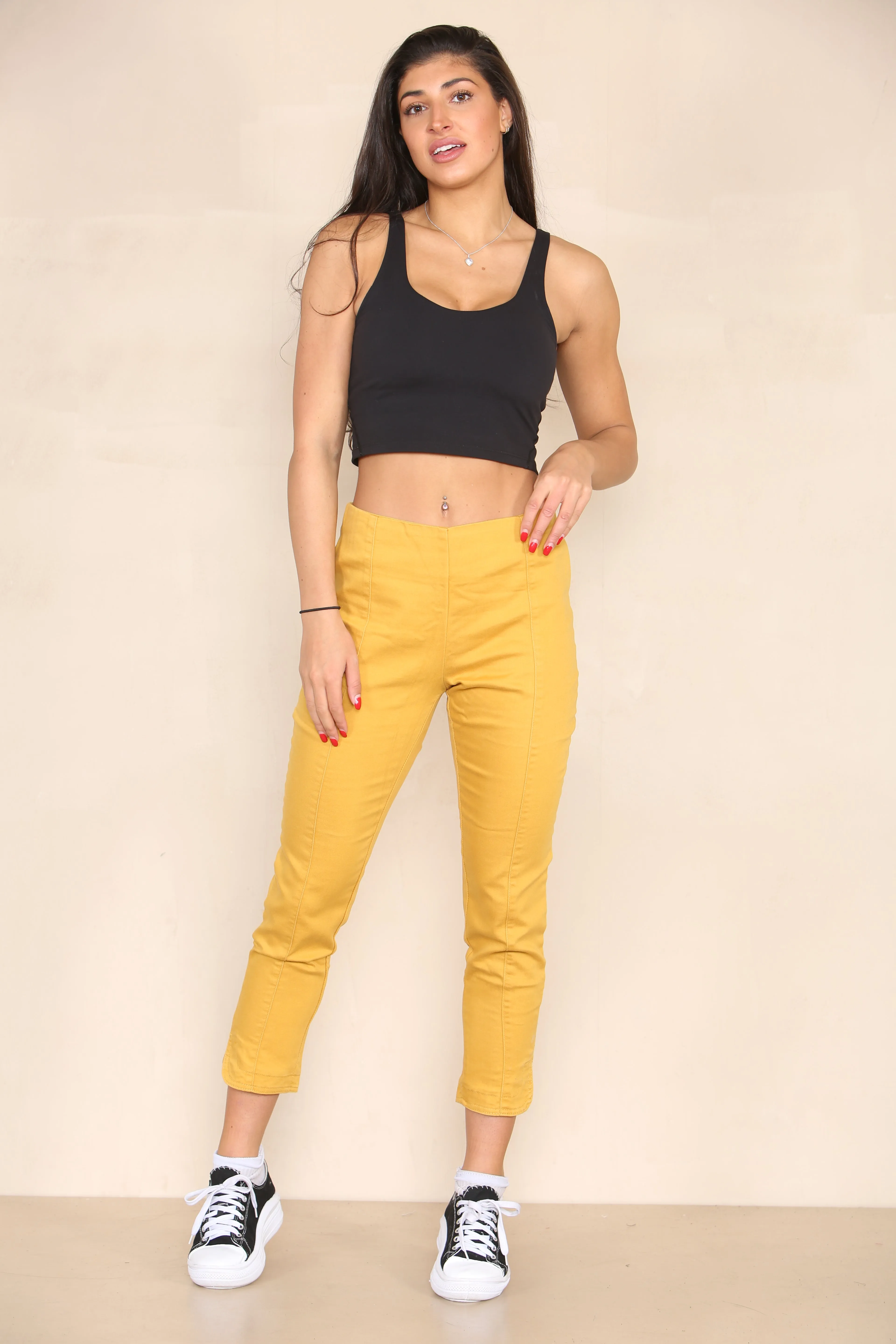 Ladies Cropped Trousers