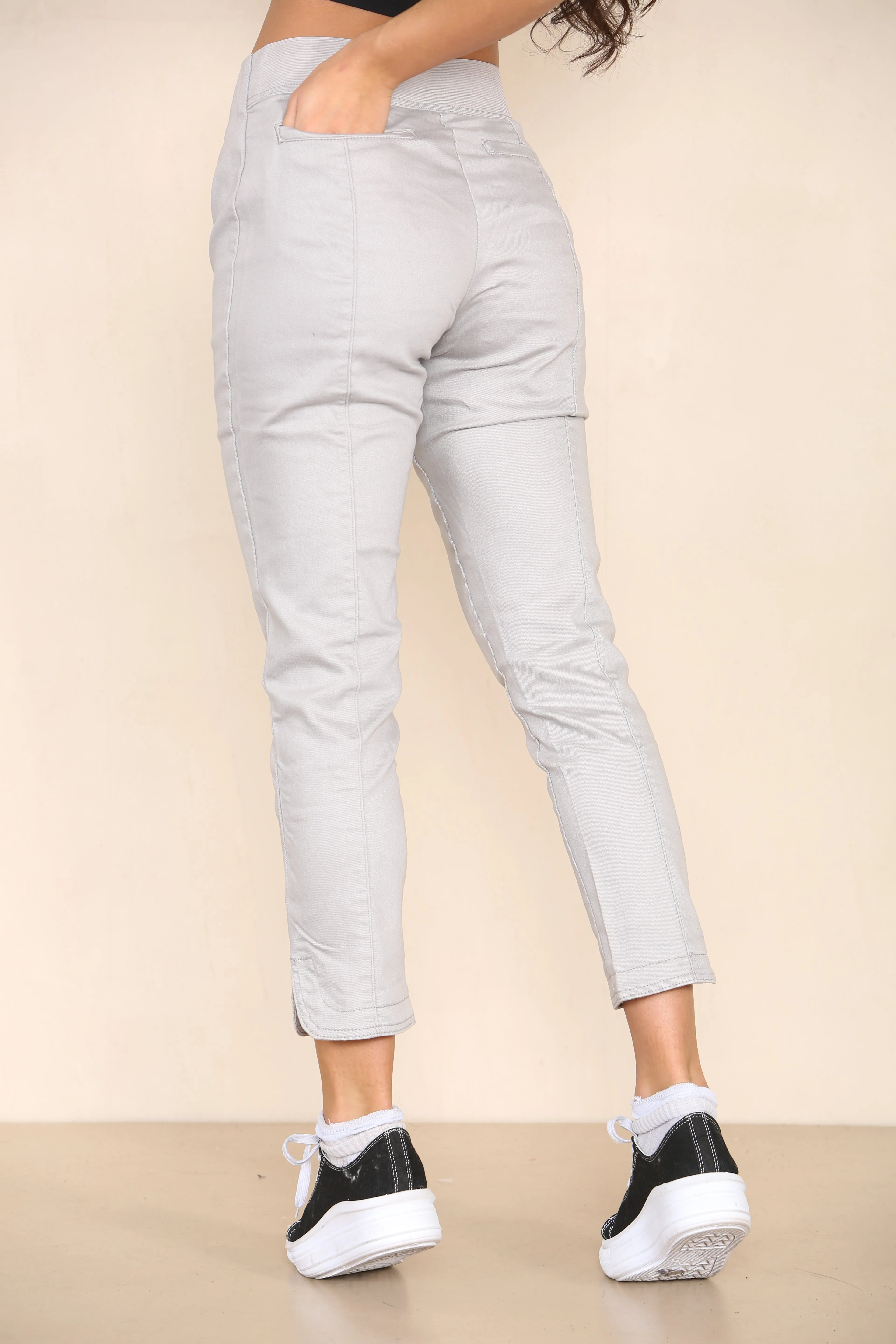 Ladies Cropped Trousers