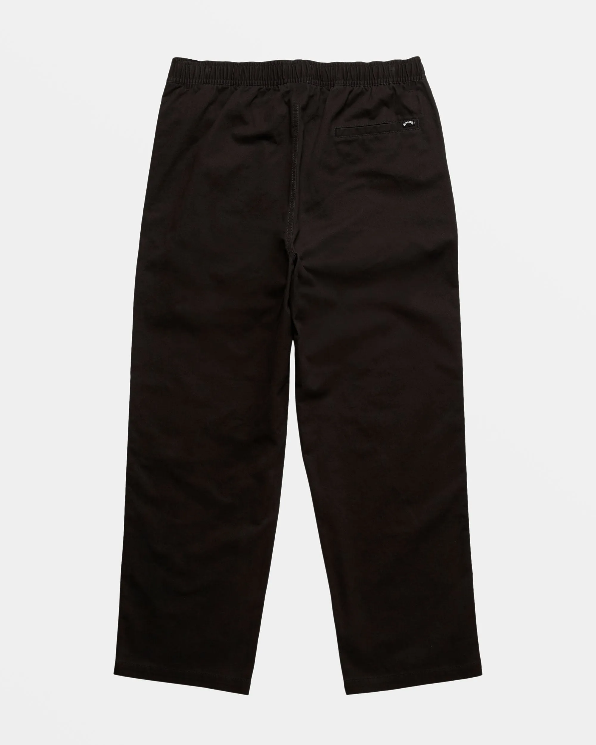 Larry Elastic Waist Pants - Raven