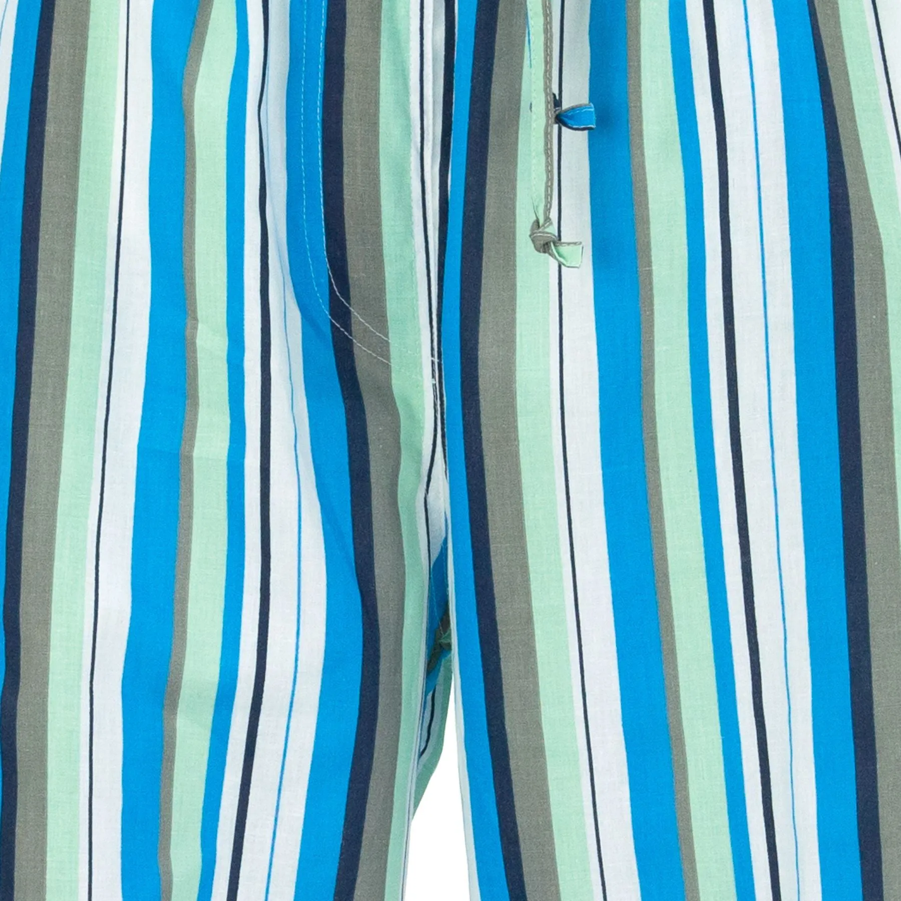 Loose Summer Trousers - Blue Grey Stripe