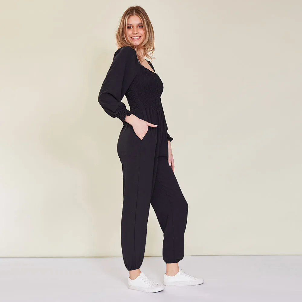 Luna Jumpsuit (Black)