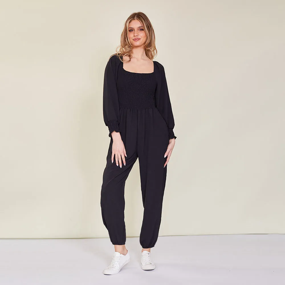 Luna Jumpsuit (Black)