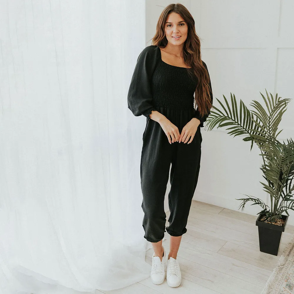 Luna Jumpsuit (Black)