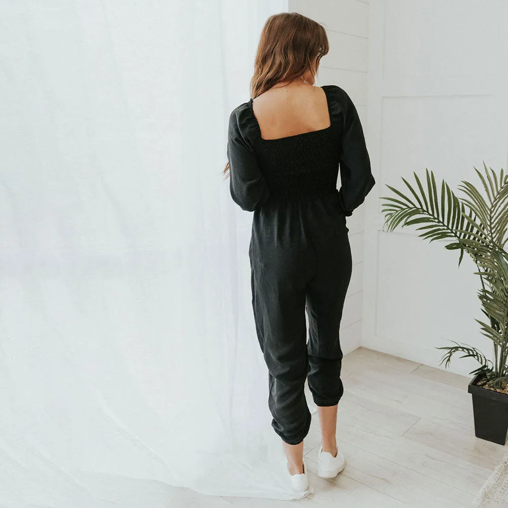 Luna Jumpsuit (Black)