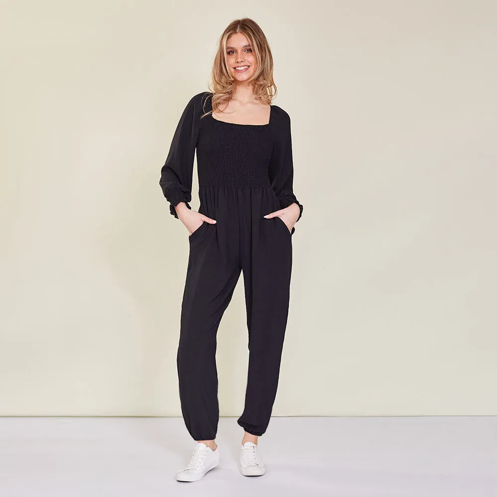 Luna Jumpsuit (Black)