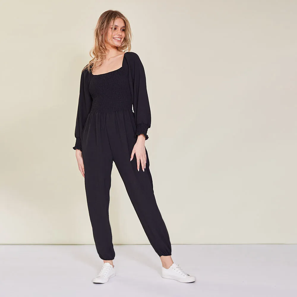 Luna Jumpsuit (Black)