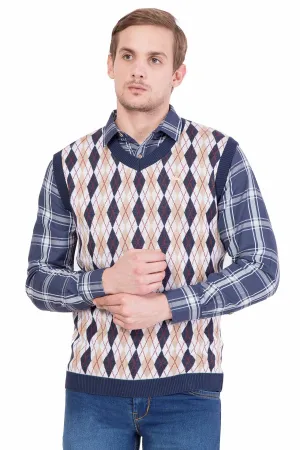 Men Half Sleeve Cotton Sweater