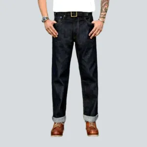 Mid-weight men's self-edge jeans