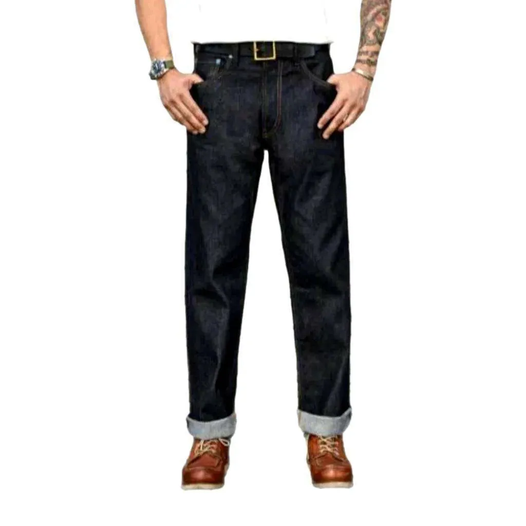 Mid-weight men's self-edge jeans