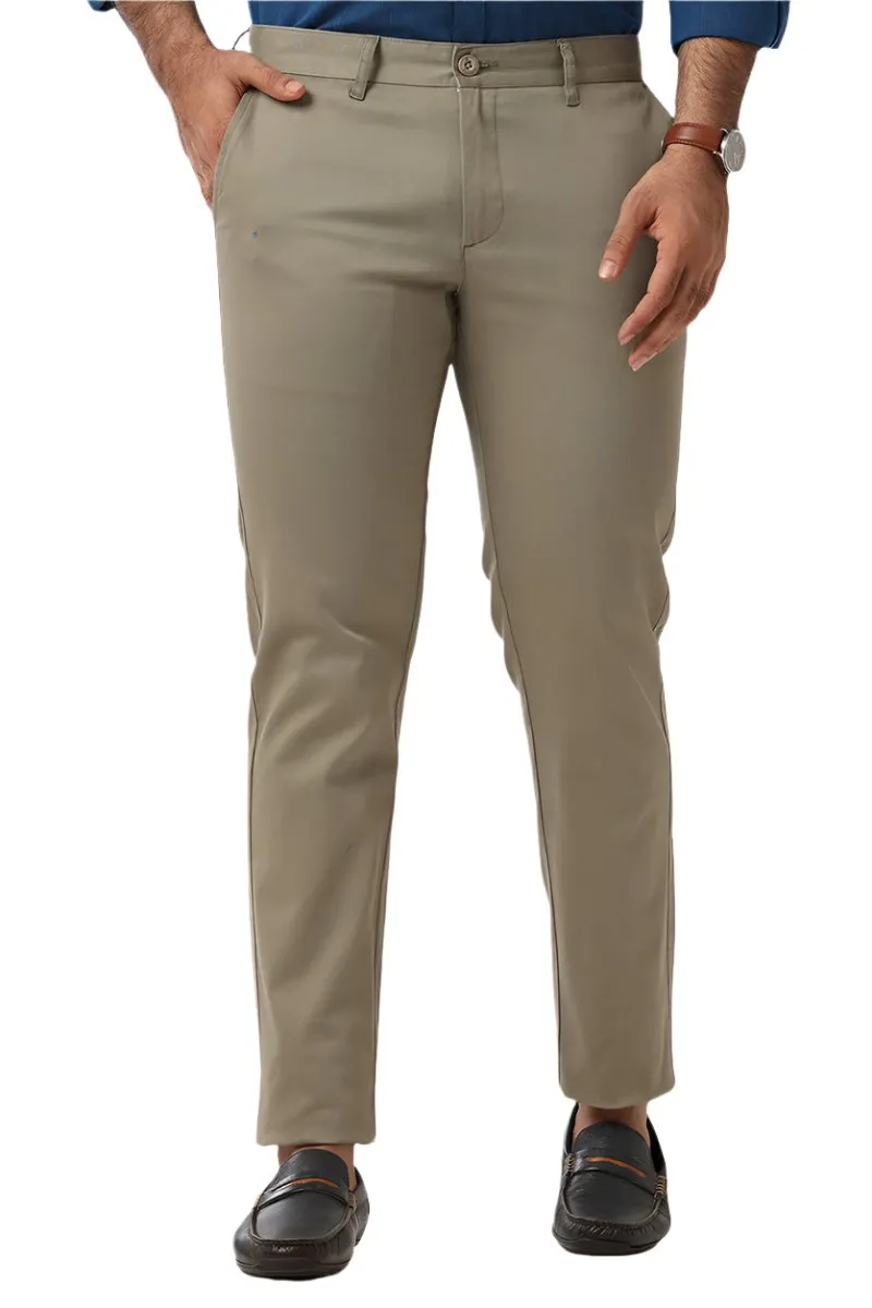 Monaco - Gray and Pale Olive Green Pack of 2 Trousers For Men | Ariser