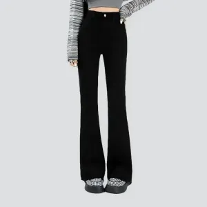 Monochrome women's street jeans