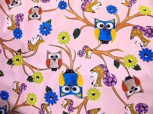 Owls - Stretch Novelty