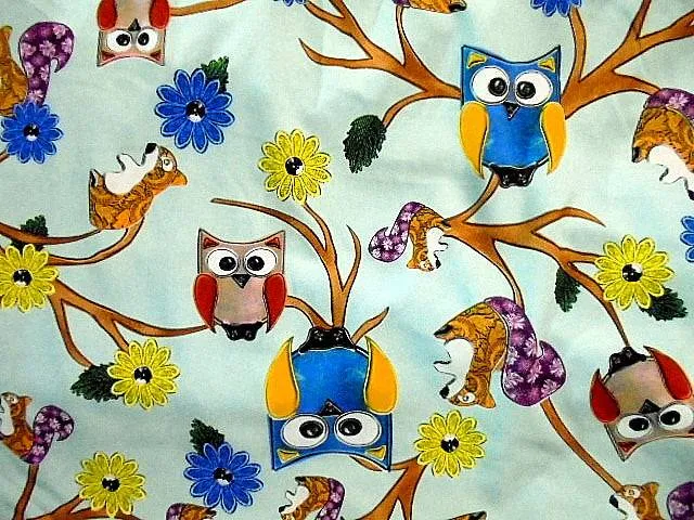 Owls - Stretch Novelty