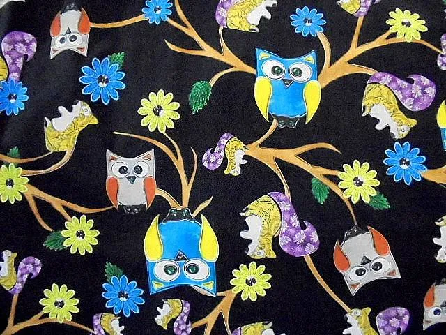 Owls - Stretch Novelty