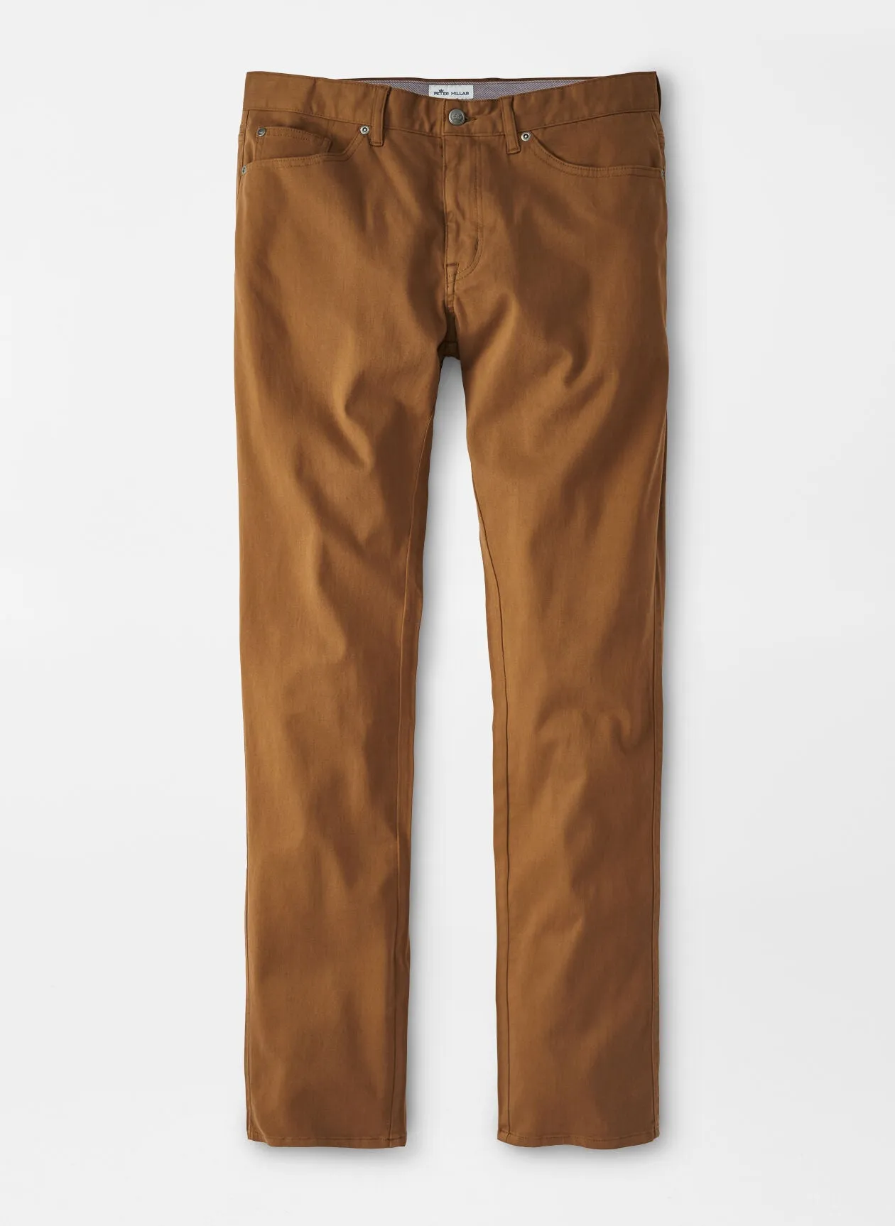 Peter Millar Ultimate Sateen Five-Pocket Pant - Scotch