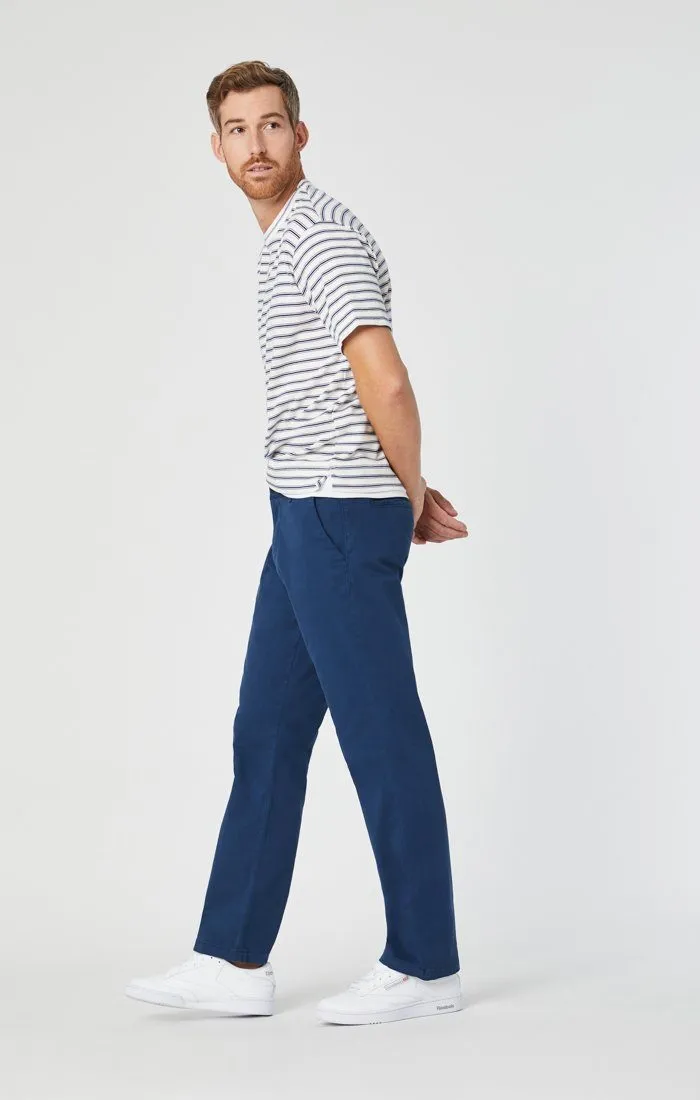 PHILIP RELAXED STRAIGHT CHINO IN NAVY TWILL