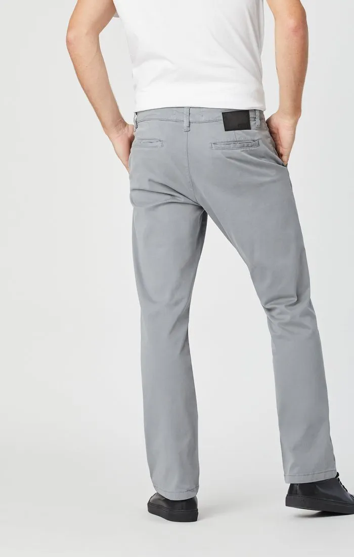 PHILIP RELAXED STRAIGHT CHINO IN SHARKSKIN TWILL