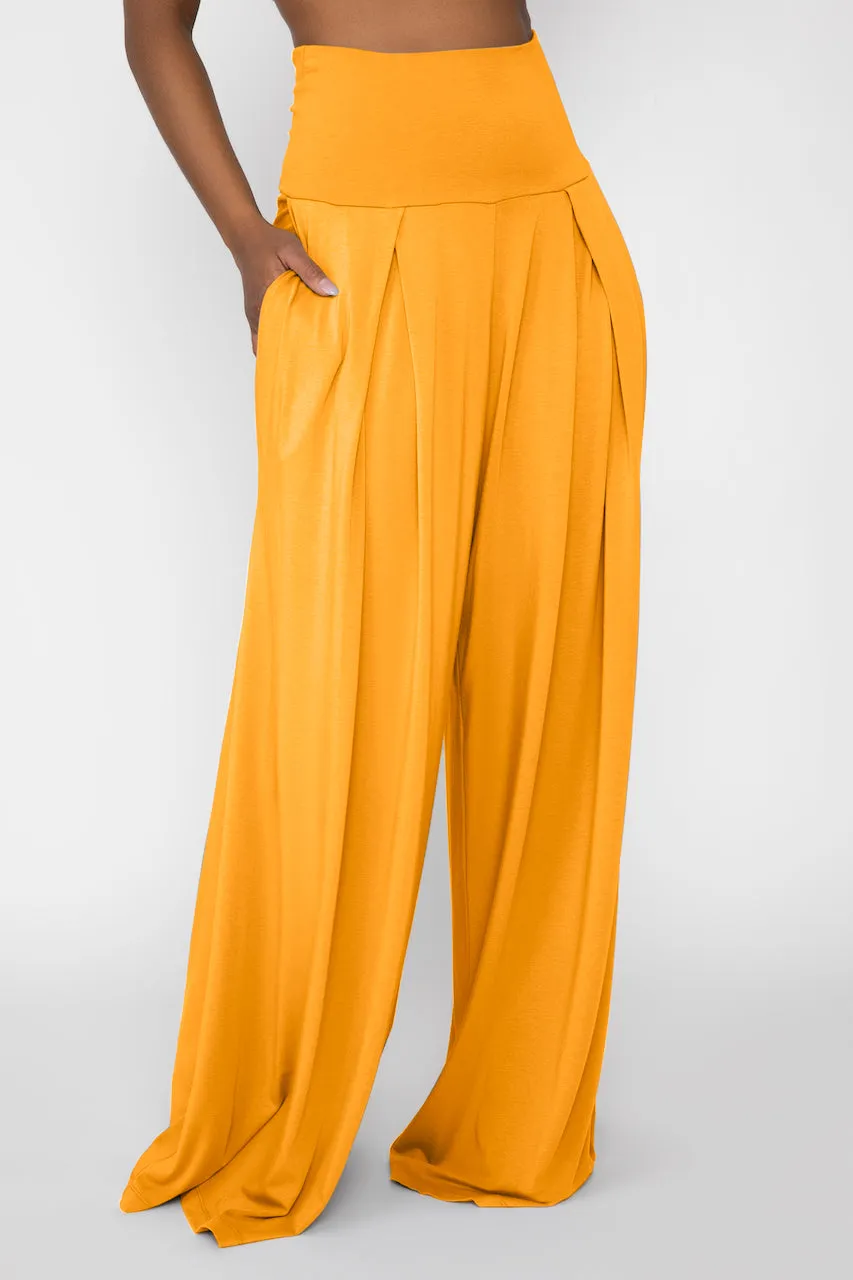 Pleated Maxi Pant